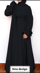 Sleeve Less Inner Abaya With Belt Sleeve With Dupatta