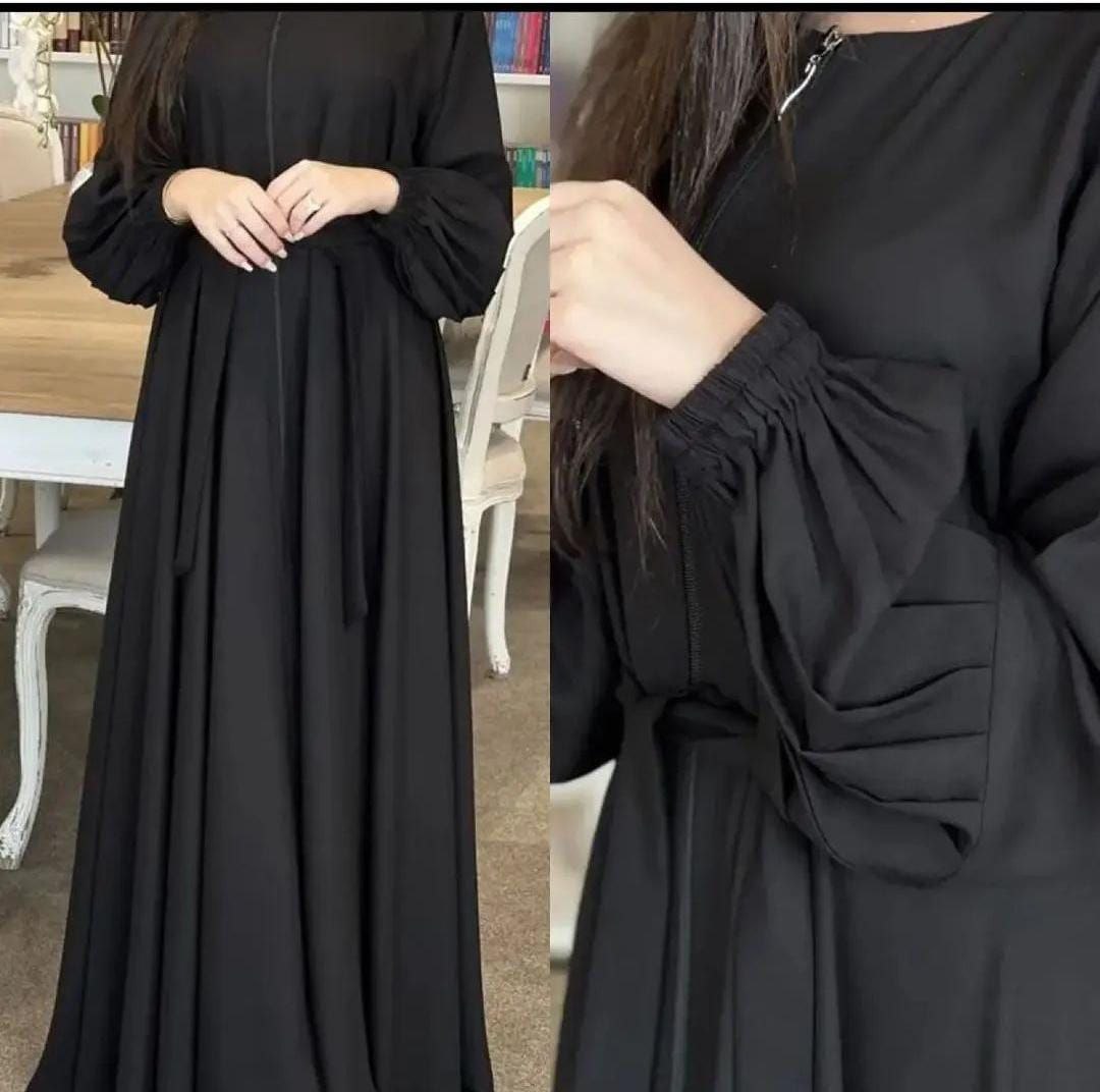 Front Chain Daily Wear Abaya