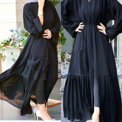 Imported Layers Frills Party Wear Abaya