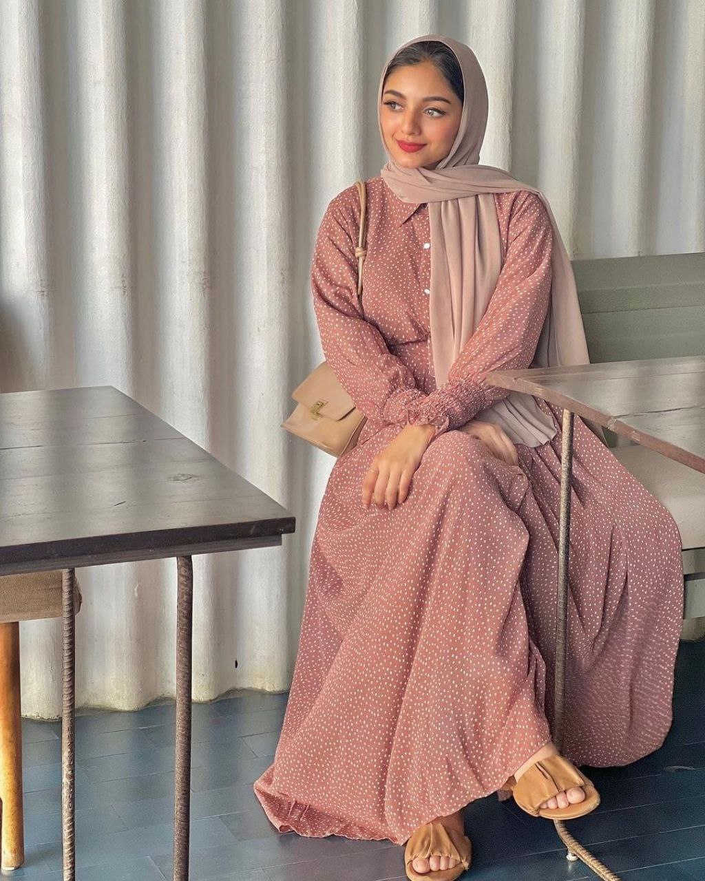 Modest Gorjet Lining Occasionally Wear Abaya