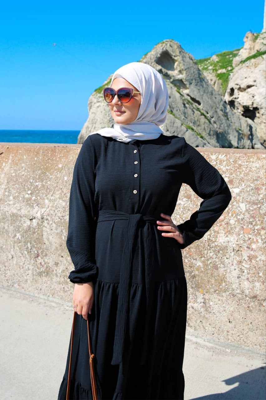 frills Occasional Wear Abaya