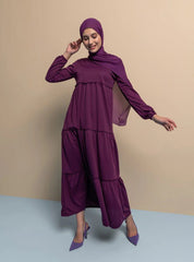 3 Layer frills Occasional Wear Abaya