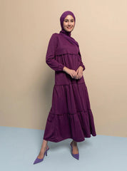 3 Layer frills Occasional Wear Abaya